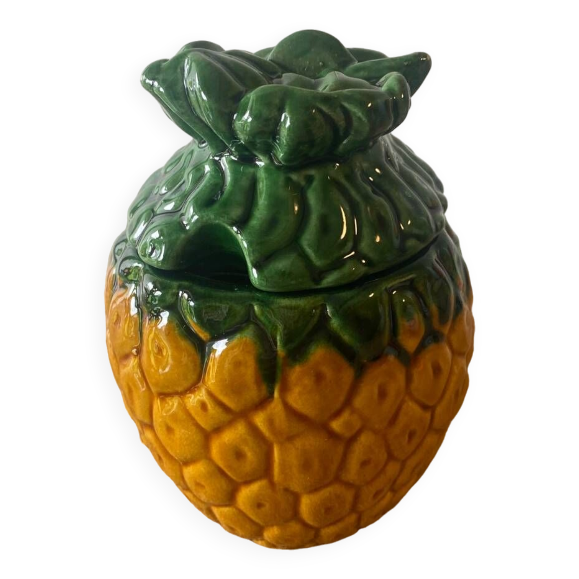 Vallauris pineapple sugar bowl