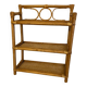 Rattan and bamboo shelf