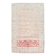 Tapis vintage floral rose blush et pêche 8x12, tapis pour salon.