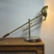Adjustable brass desk lamp 1940s France