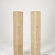 Pair of resin and rope floor lamps 1960s