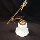 Louis XVI Style Wall light Ribbon Knot Model. Laiton and tulip globe opaline- 1950