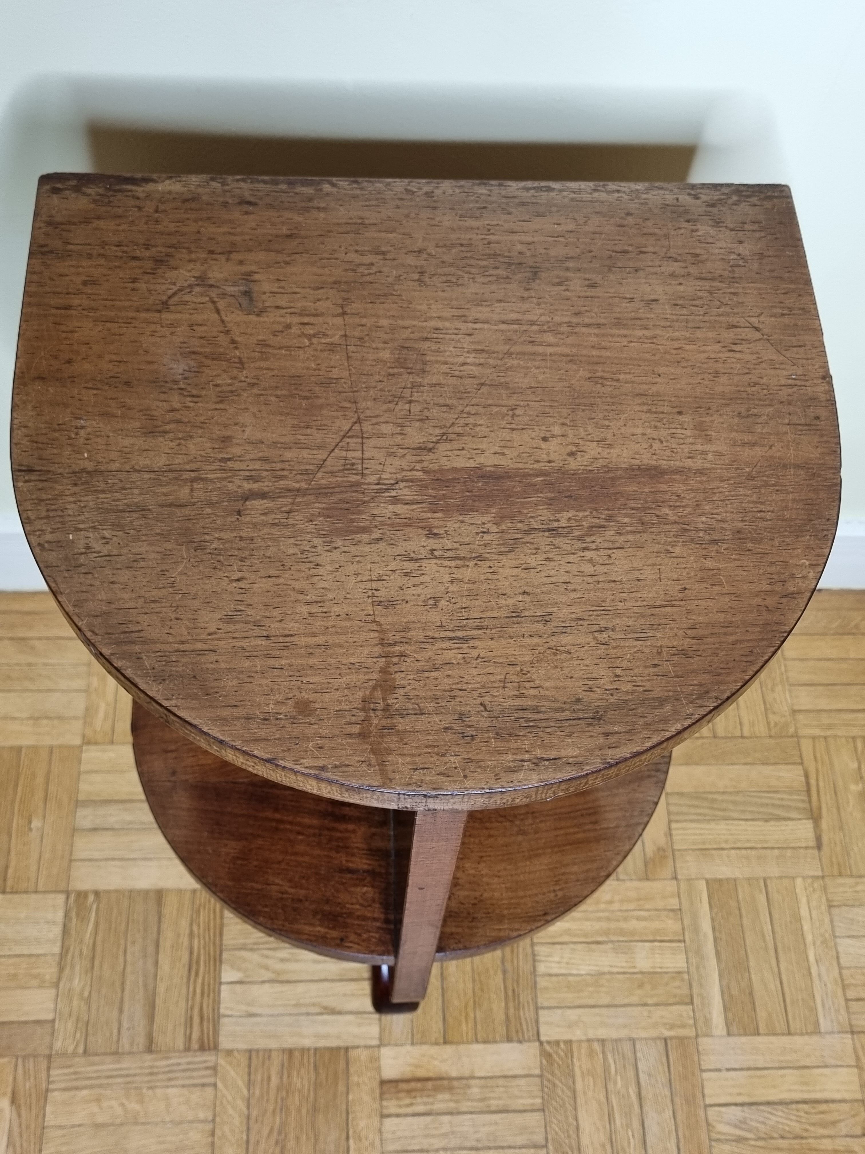 Half-round art deco style console