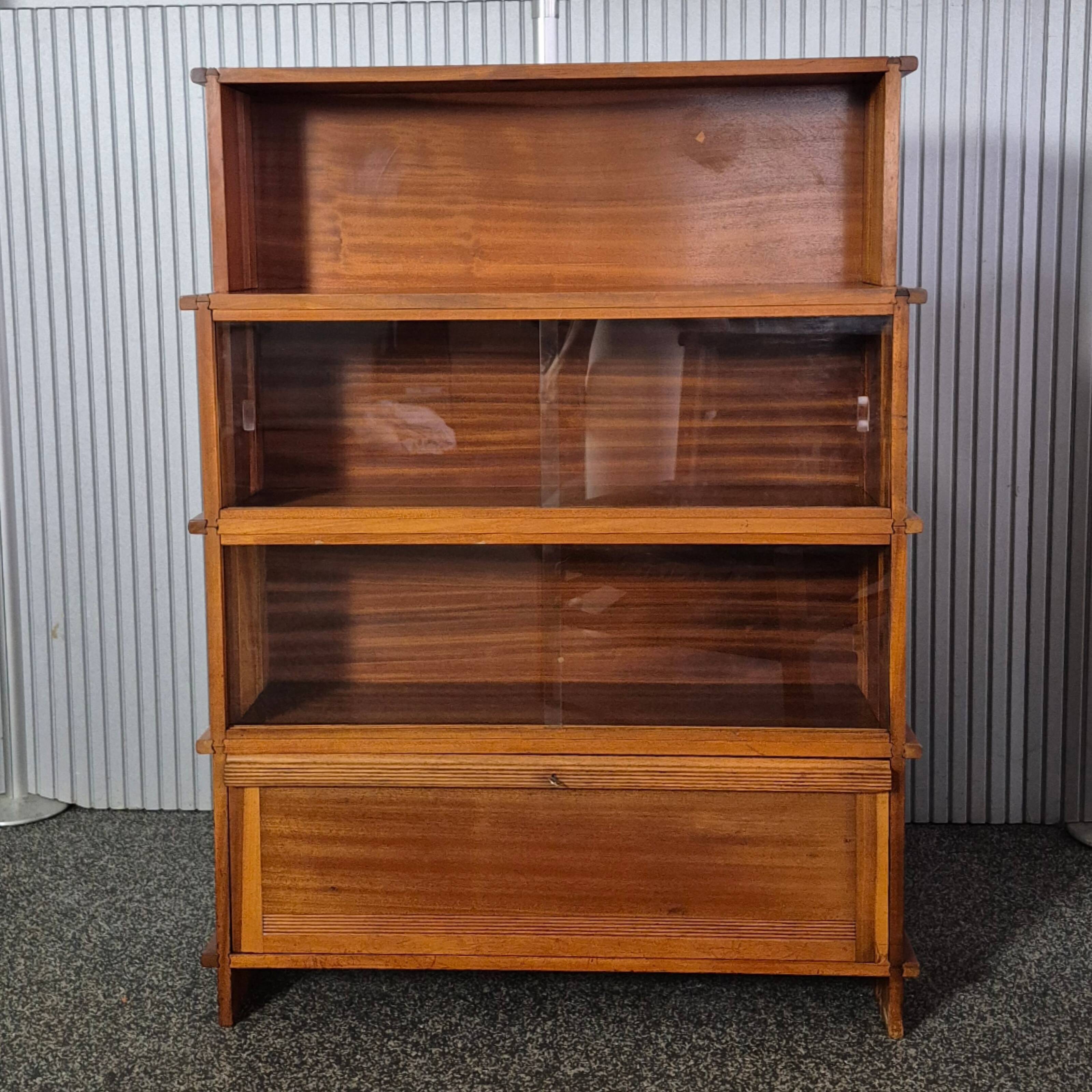 Bibliothèque modulaire moderniste de Max Alexander Reens, Pays-Bas, années 1940