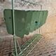 Porte-manteau industriel, porte-robe XXL vert