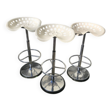 3 tabourets vintage Étienne Fermigier – MIRIMA – circa 1975
