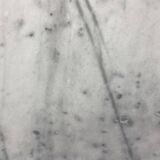 Marble and wrought iron bistro table