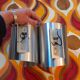 2 wall lamps space age 70s