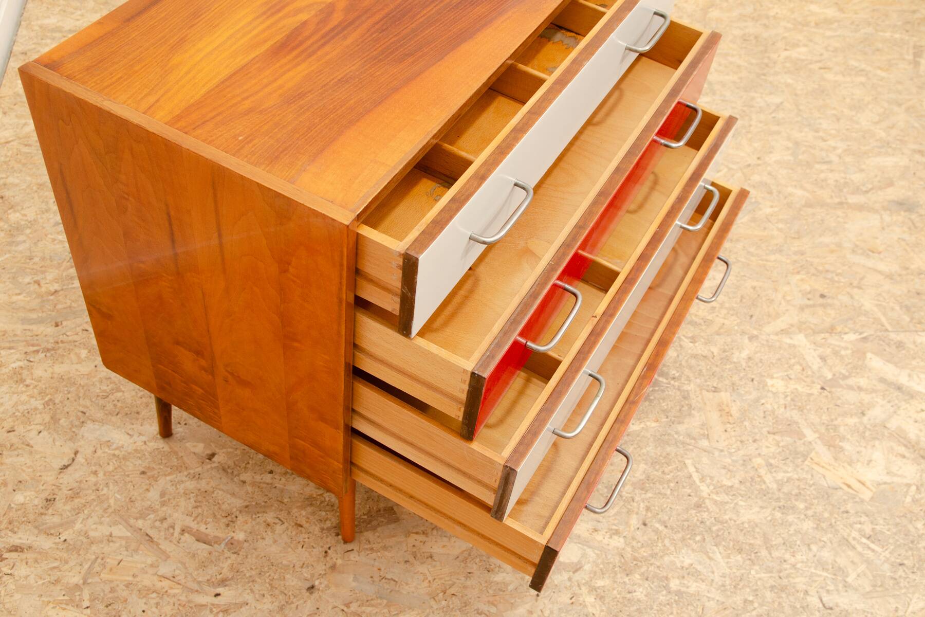 Mid century Eastern Bloc Vintage chest of drawers, 1970´s, Czechoslovakia