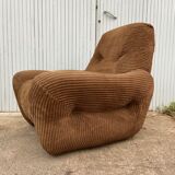 Vintage velvet armchair
