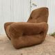 Vintage velvet armchair