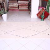 Handmade Moroccan Berber rug from the Atlas, size 1.4/2.6 m.