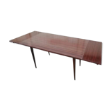 Table formica Mahogany macassar vintage 1960