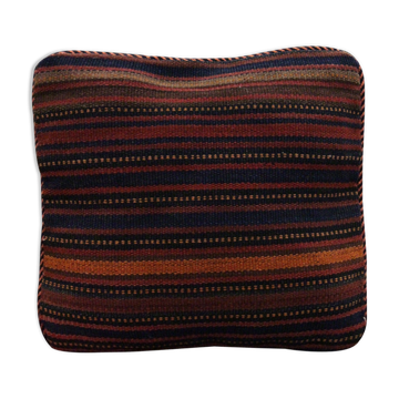 Housse de coussin rayée Kilim 31x31cm