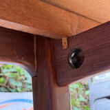 Scandinavian extendable dining table in Teak 1960