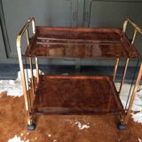 Folding rolling trolley