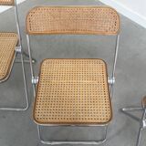 Ensemble de 4 chaises pliantes Castelli Plia, années 1960