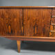 Scandinavian enfilade in rio palisander circa 1960 230 cm