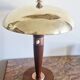 Art Deco articulated lamp - Wood and brass - 1930s period