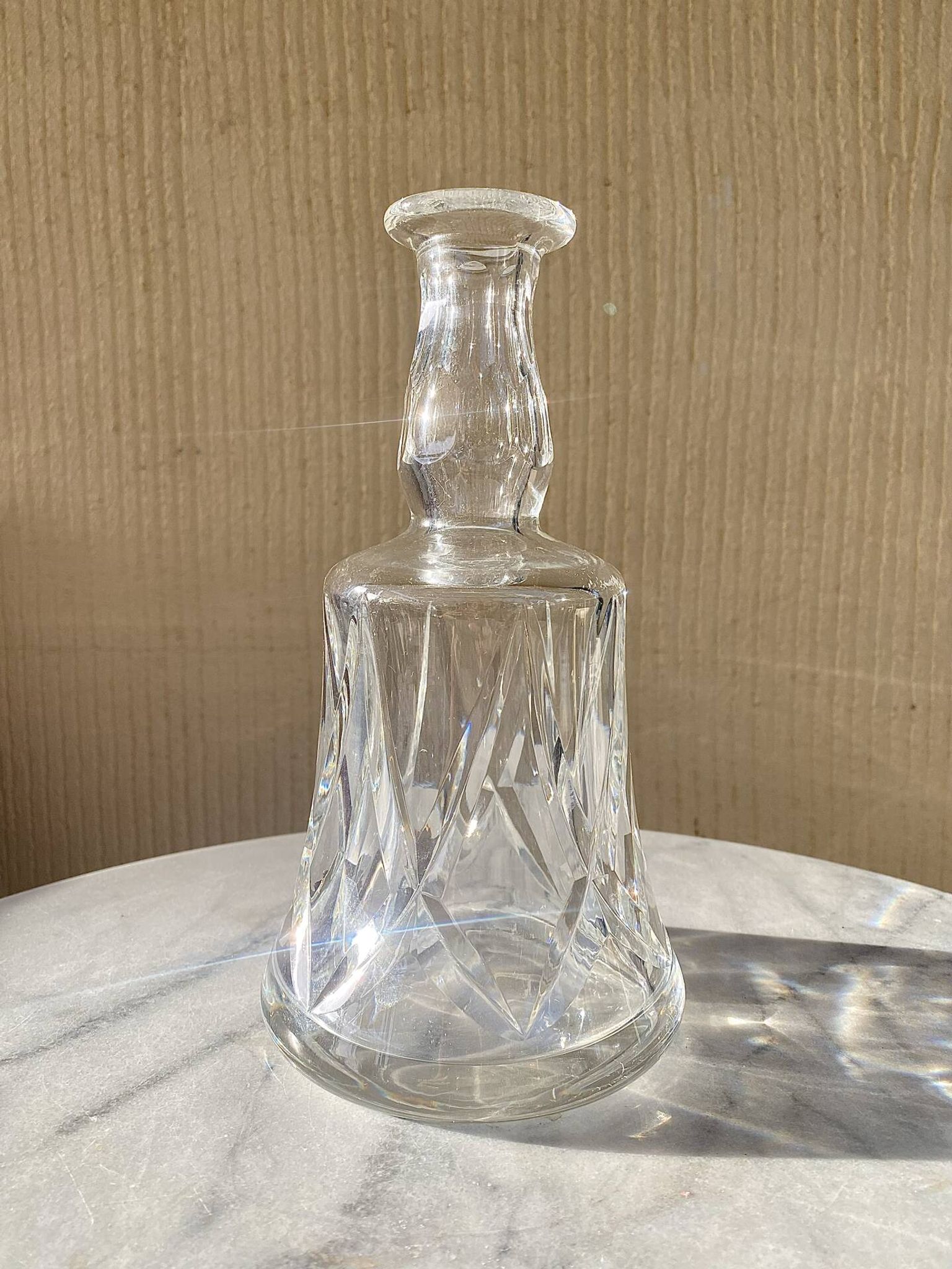 Crystal carafe signed Saint Louis model Camargue.