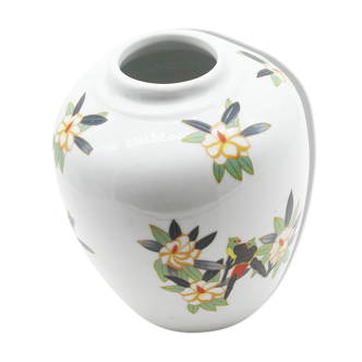 Ceramic bird vase