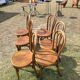 6 bentwood chairs early 20th