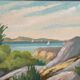 Original Swedish Oil On Canvas – “Coastal Landscape” By R. – Dated 1979 – Vintage & Framed – 50 × 42 Cm (19.7" × 16.5")