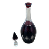 Cut crystal decanter