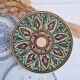 Hand-painted artisanal flat plates