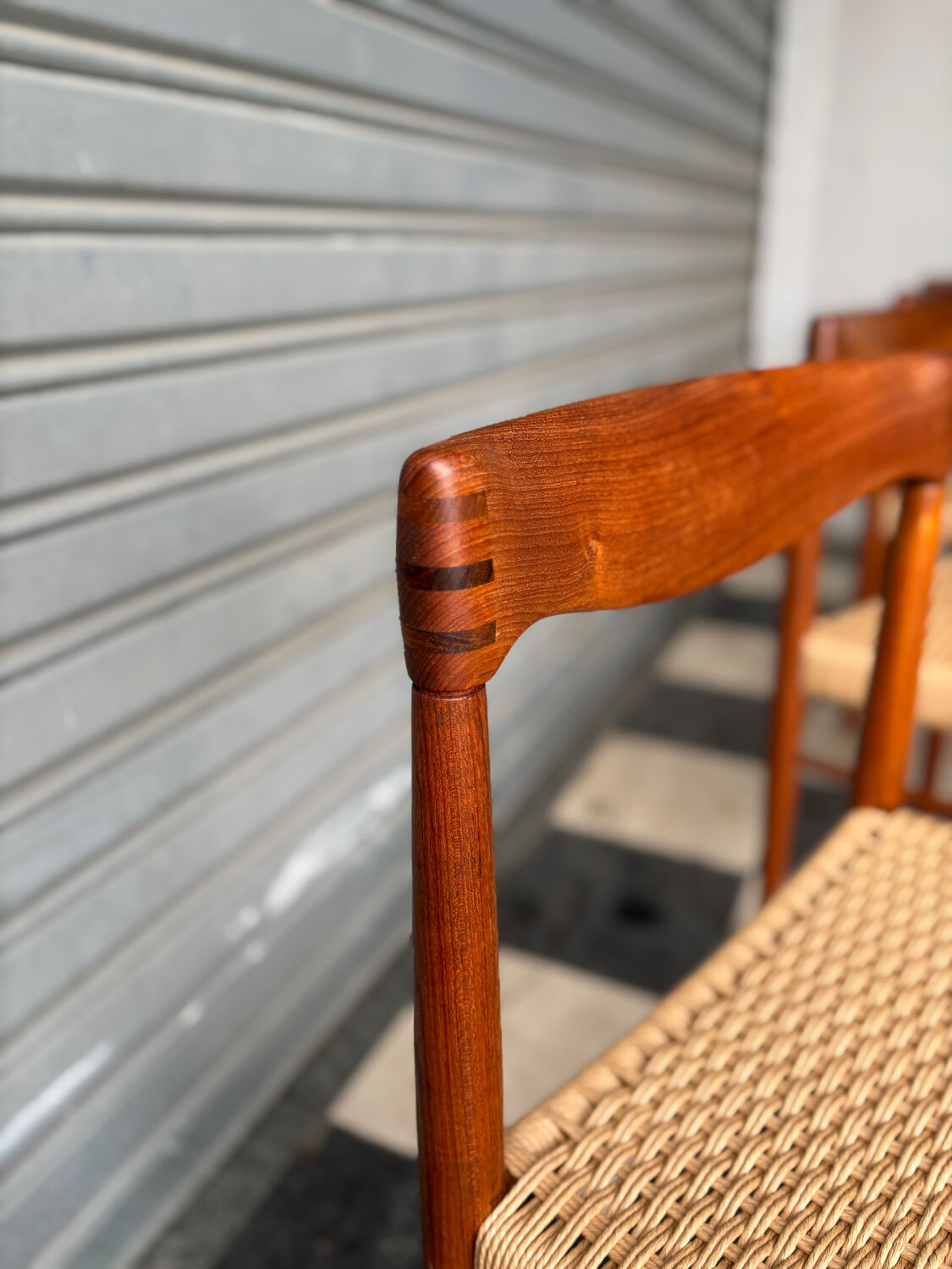 Set of 4 chairs by H.W. Klein for Bramin