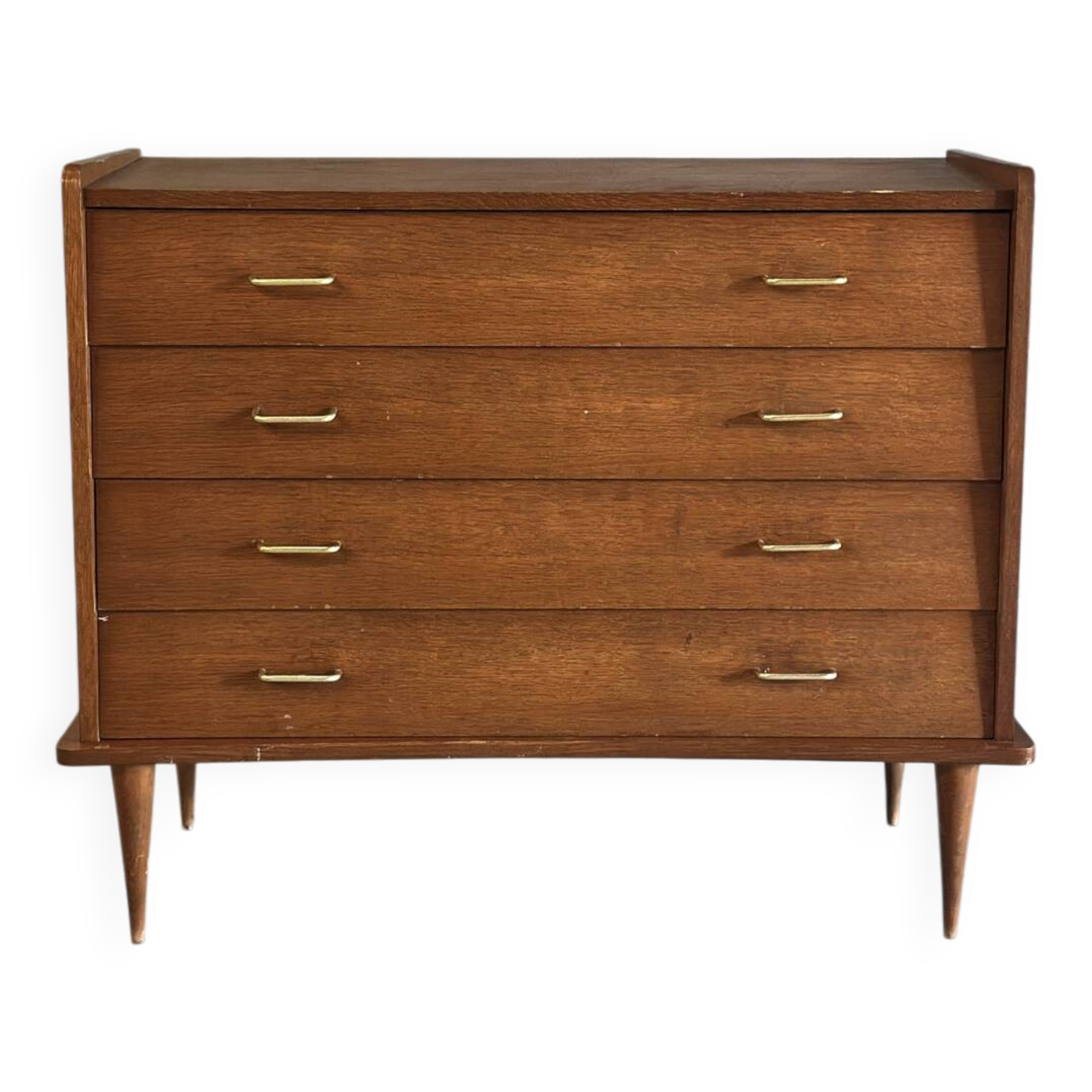 Vintage Scandinavian chest of drawers with 4 drawers