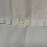 Antique embroidered pillowcase with venetian lace