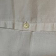 Antique embroidered pillowcase with venetian lace