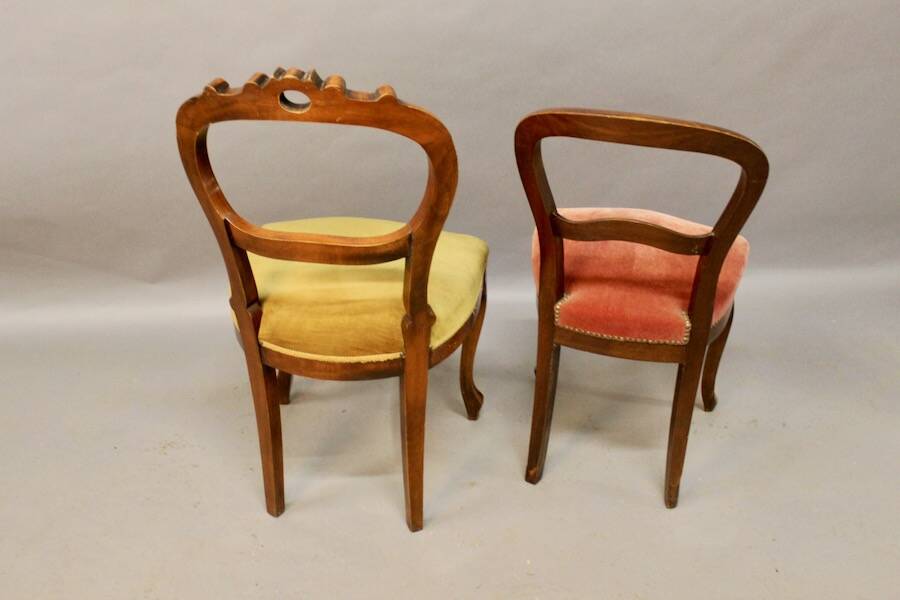 Set of two 19th century living room chairs