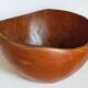 Solid wood cut bowl XXL freeform