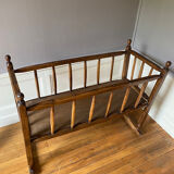 Simple wooden crib