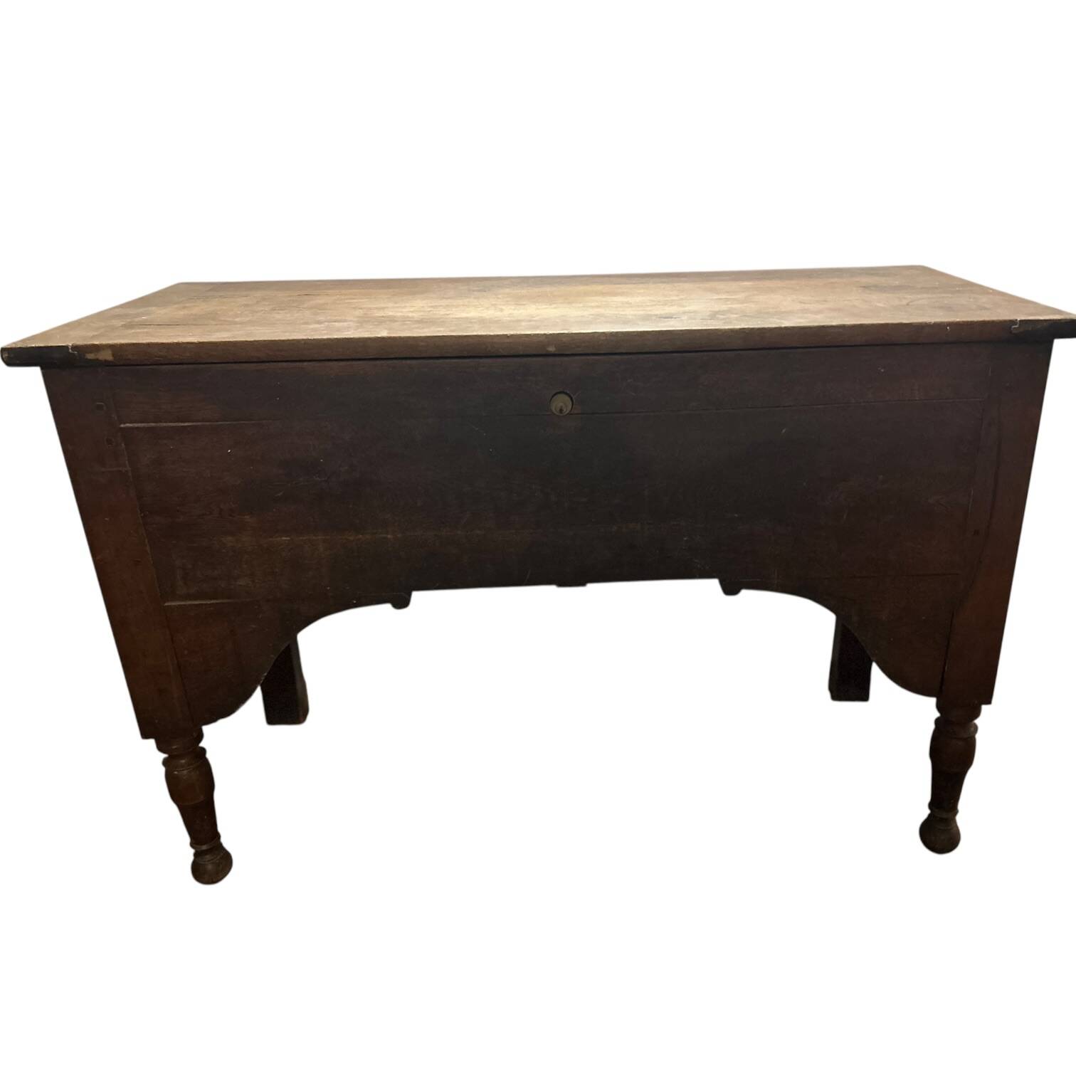 Old wooden chest – vintage storage furniture