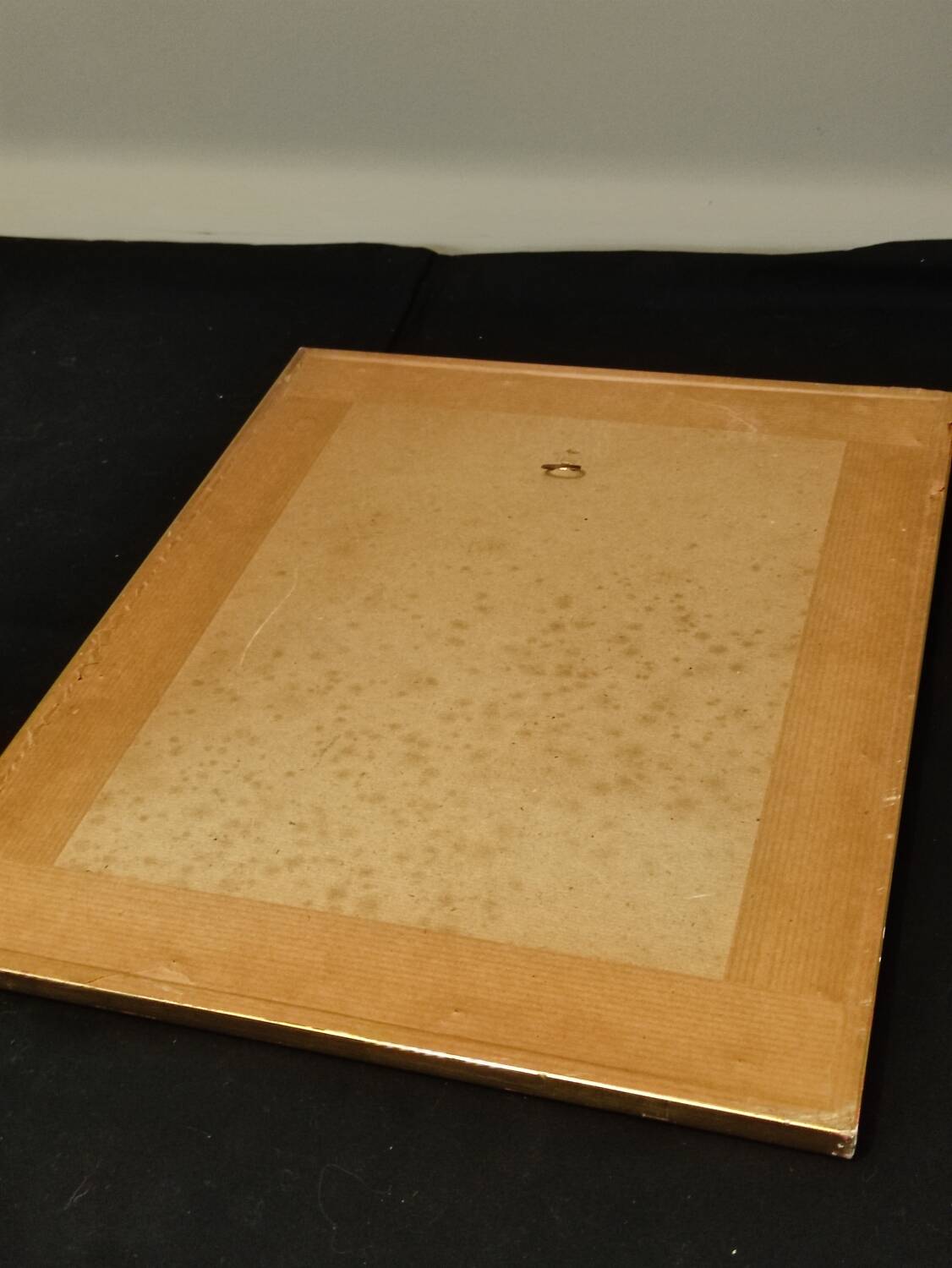 Old framed bird engraving