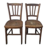 Pair of bistro chairs