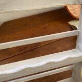 Wooden spice shelf in the 80s.