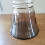 Art Deco smoked glass carafe