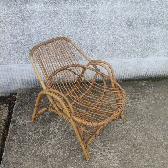 Bamboo armchair