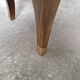 Small vintage Art Deco piece with 3 drawers, curved legs and caps.