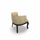An antique Italian bar chair and a matching tufted vanity stool.
