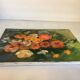 Tableau bouquet de fleurs huile sur toile signée