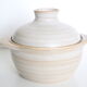 Saladier, or soup pot, ceramic, Niderviller stone pattern