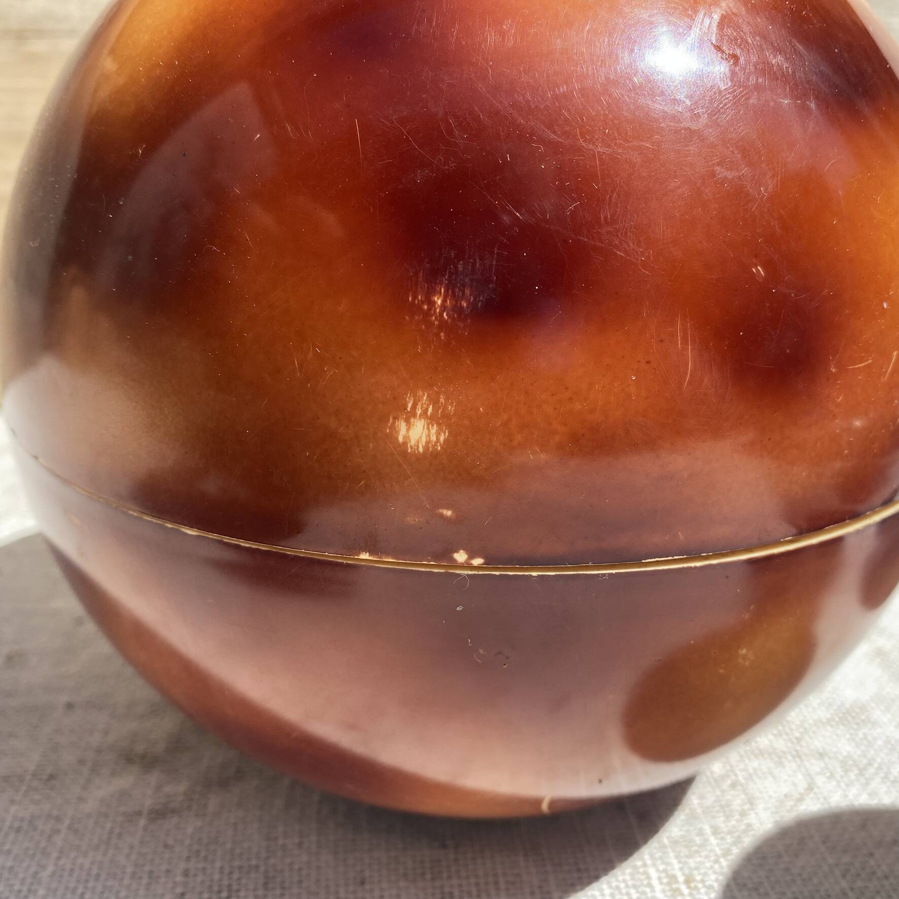 Bac à glaçons boule de bowling Van Melle , France 1970