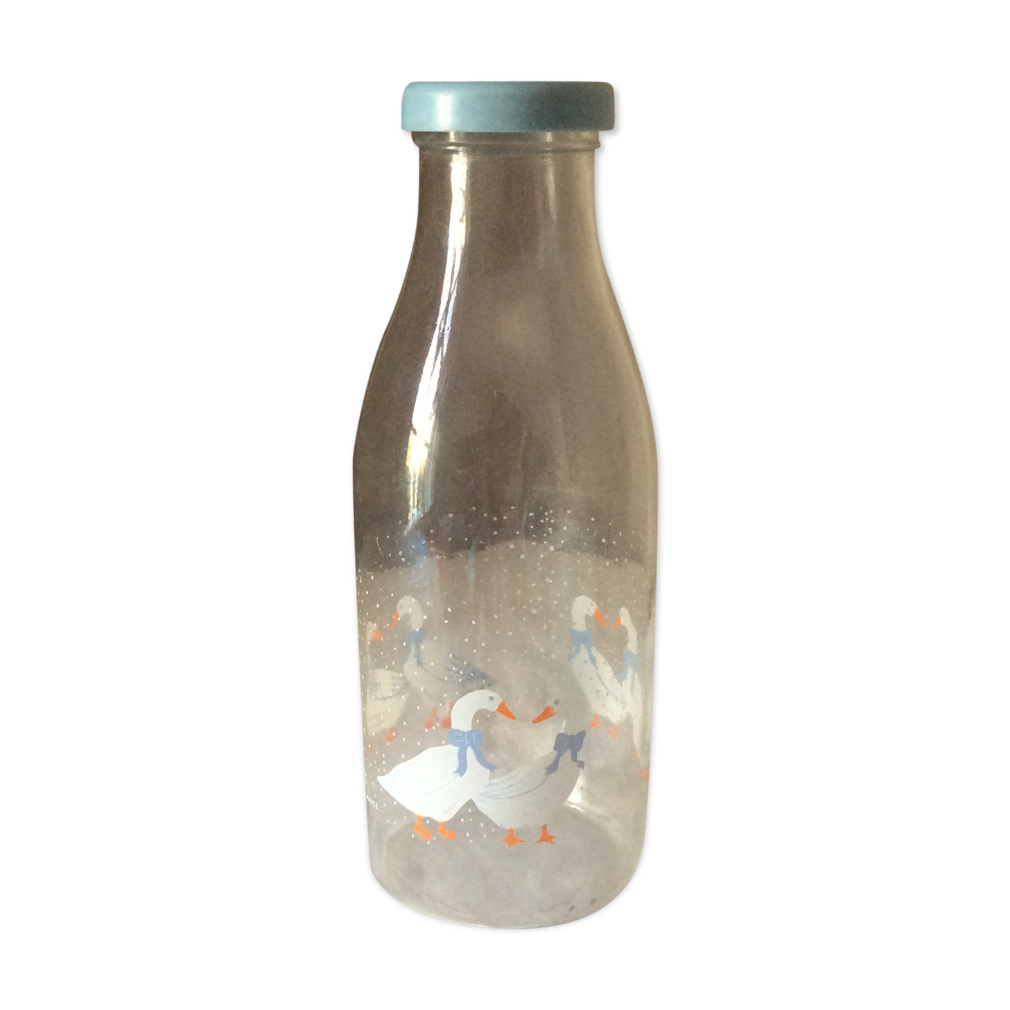 The perfect glass milk bottle
