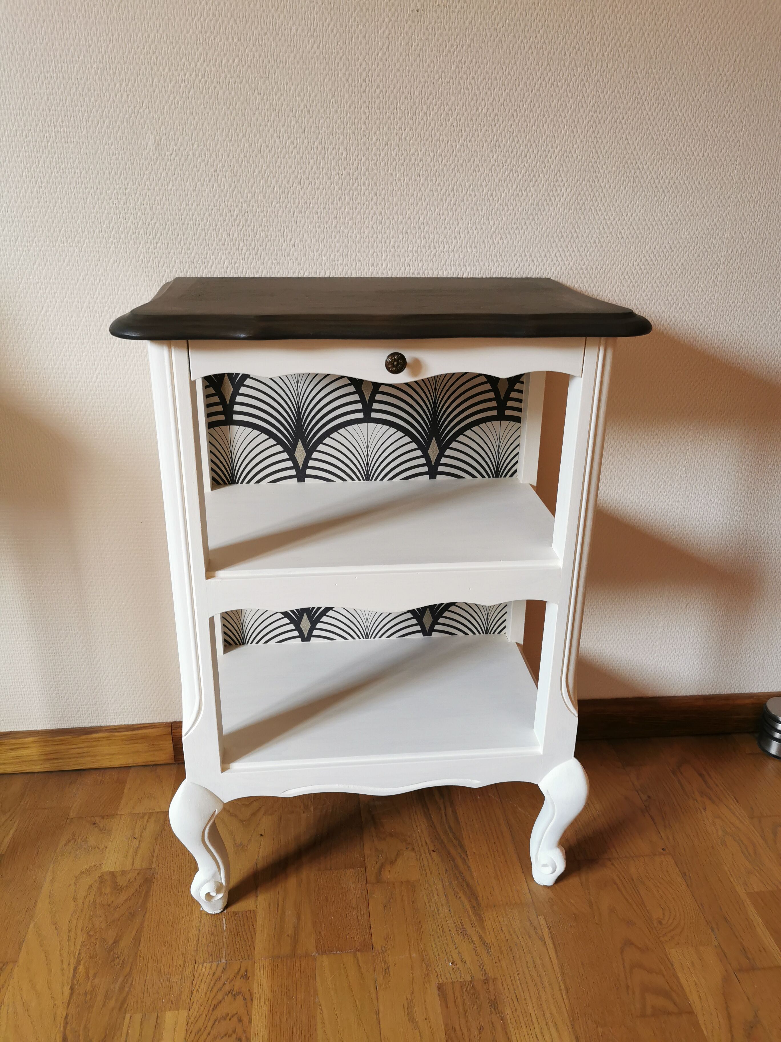 Restyled cherry pedestal table