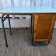 Office 1950 tubular metal and mint green formica